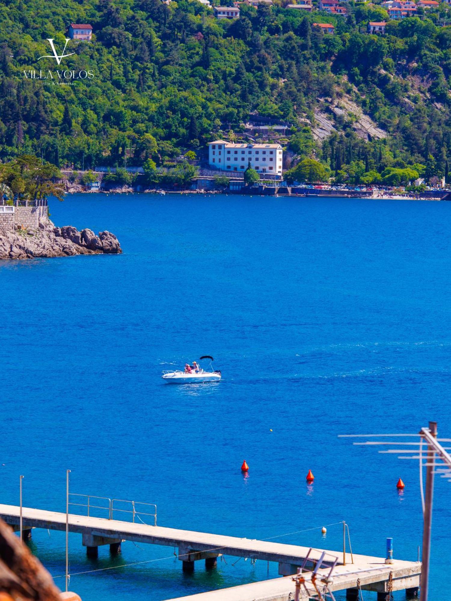 Villa Volos Apartment Karmen With Roof Terrace, Sea View, Free Private Parking أوباتيا المظهر الخارجي الصورة