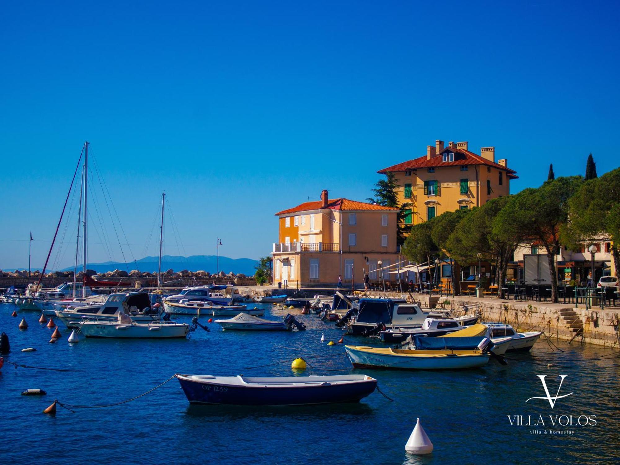 Villa Volos Apartment Karmen With Roof Terrace, Sea View, Free Private Parking أوباتيا المظهر الخارجي الصورة