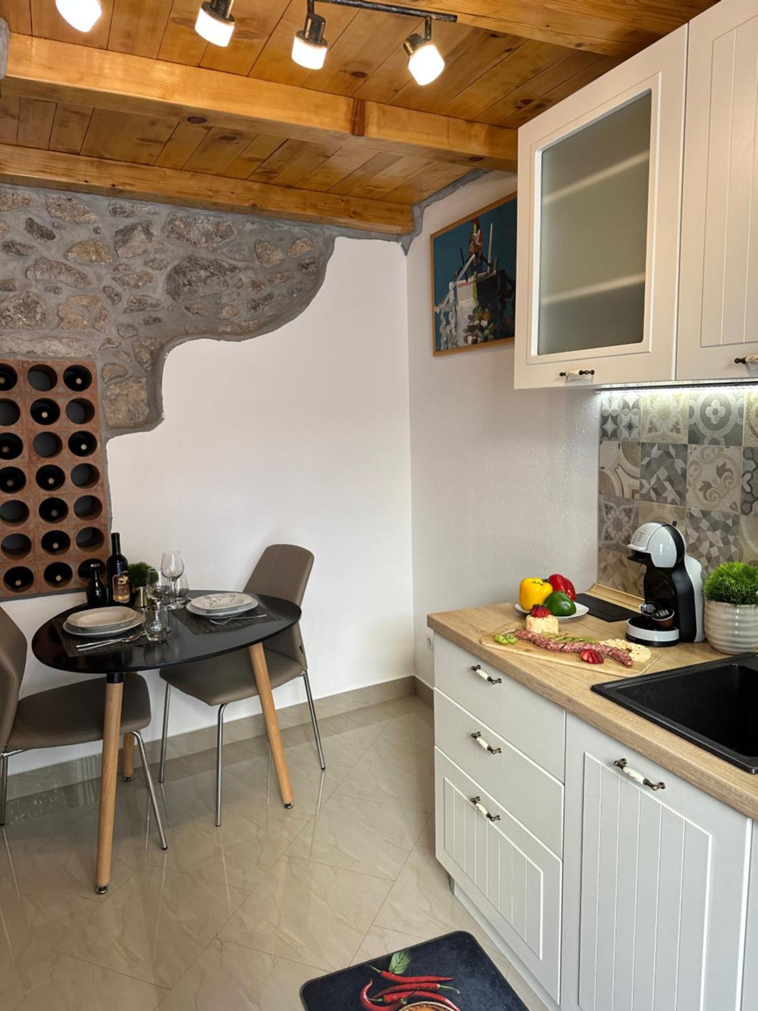 Villa Volos Apartment Karmen With Roof Terrace, Sea View, Free Private Parking أوباتيا المظهر الخارجي الصورة